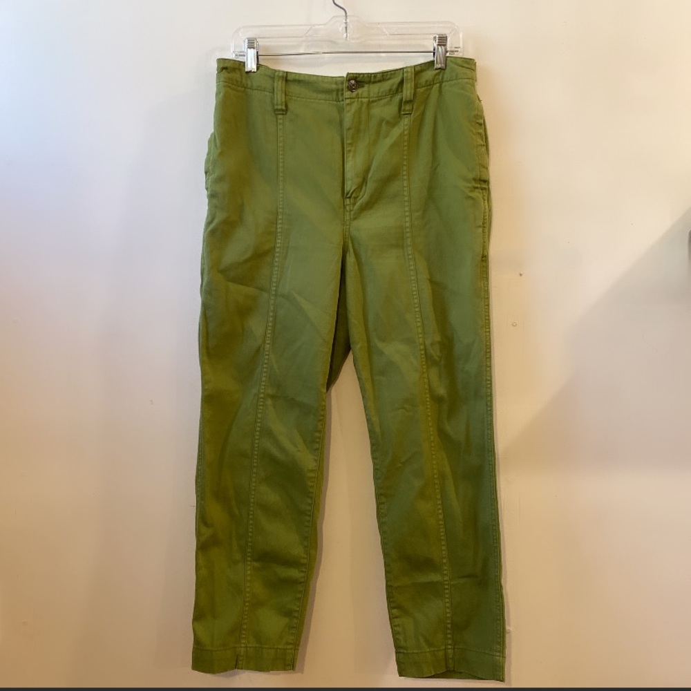 Madewell Green Cotton Pants